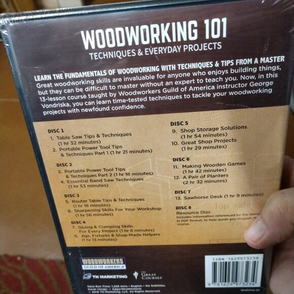 DVD Woodworking 101 Techniques & Everyday Projects George Vondriska - Picture 3 of 5